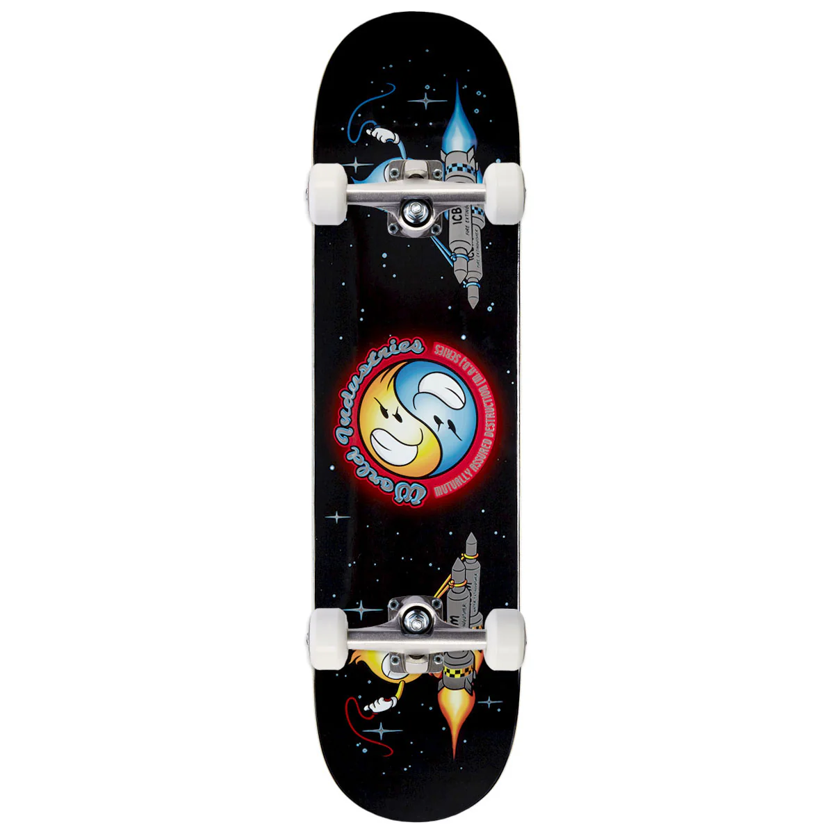 World Industries Battle 2000 Skateboard Complete - Black/Holo - 8.50"