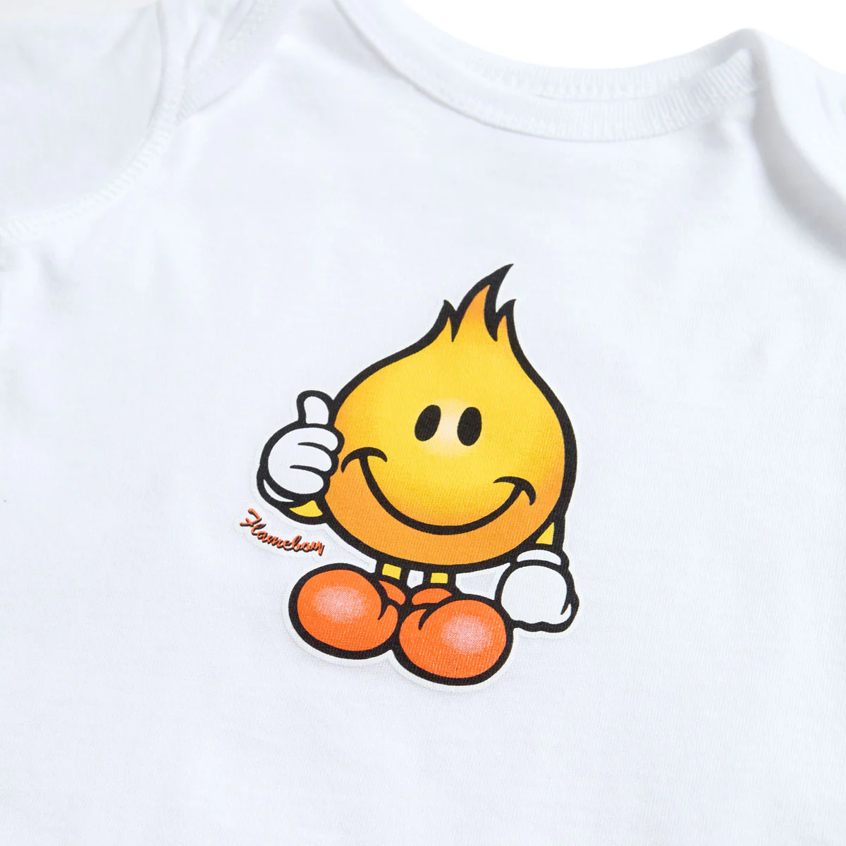 World Industries Classic Flameboy Onesie - White - Image 3