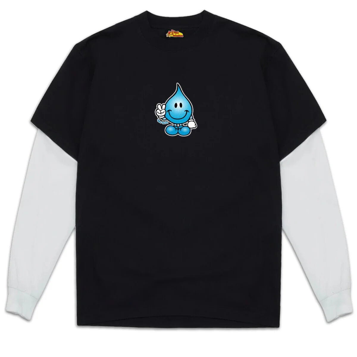 World Industries Classic Wet Willy Layered T-Shirt - Black/White