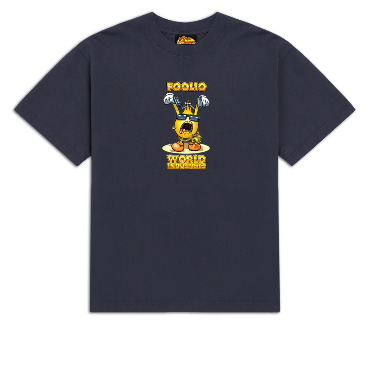 World Industries Foolio T-Shirt - Vintage Navy - XXL