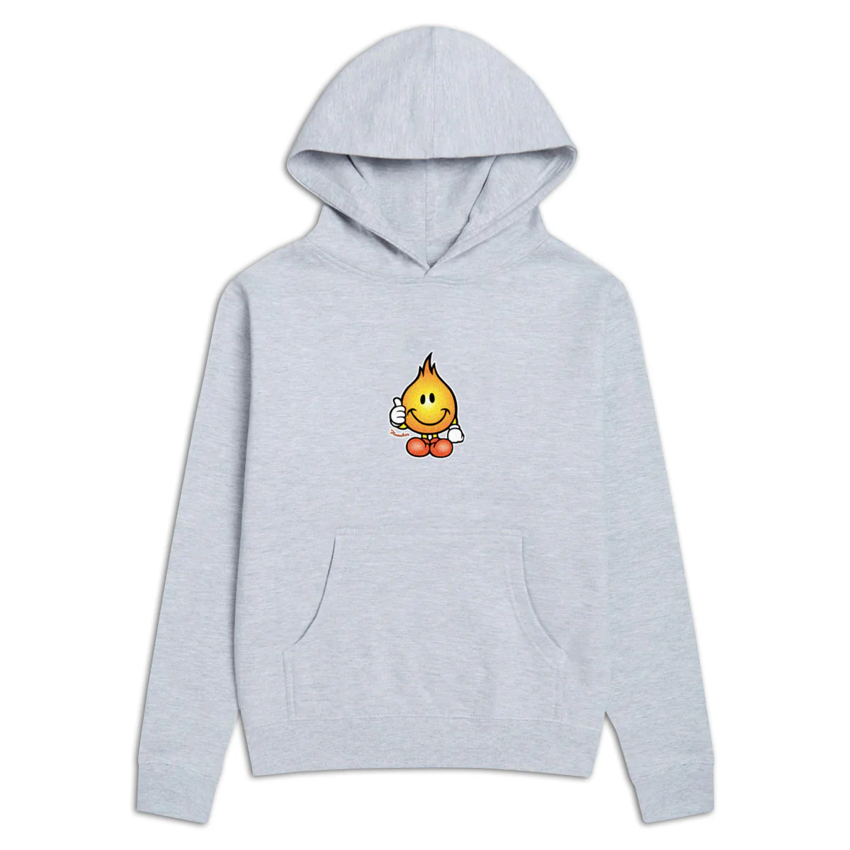 World Industries Youth Classic Flameboy Hoodie - Heather Grey - YLG