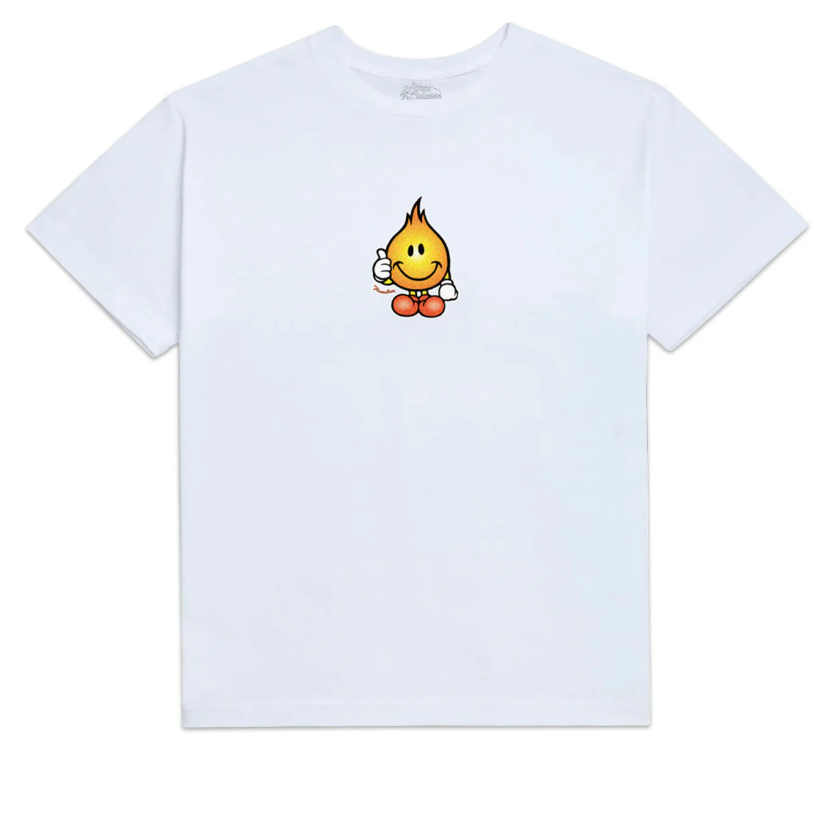 World Industries Youth Classic Flameboy T-Shirt - Vintage White - YLG