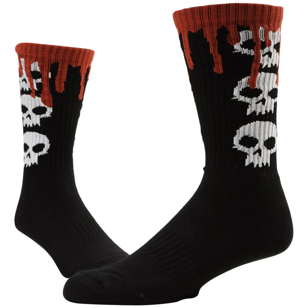 Zero 3 Skull Blood Socks - Black - Image 2